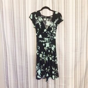 Ruby Rox Floral Tie Waist A Line Dress Sz XL